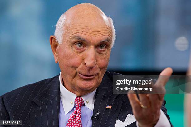 Kenneth "Ken" Langone, co-founder of Home Depot Inc., speaks during a Bloomberg Television interview in New York, U.S., on Friday, April 26, 2013....