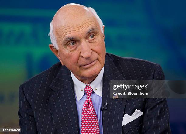 Kenneth "Ken" Langone, co-founder of Home Depot Inc., listens during a Bloomberg Television interview in New York, U.S., on Friday, April 26, 2013....