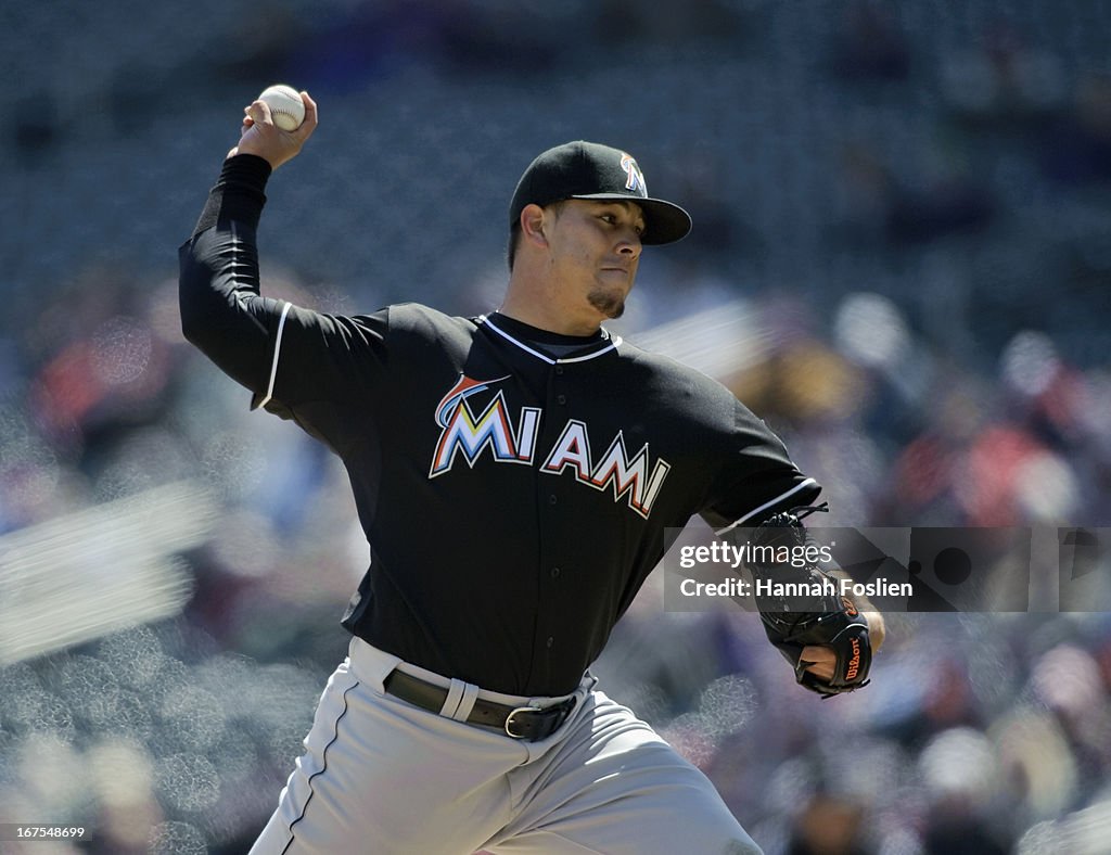 Miami Marlins v Minnesota Twins - Game One