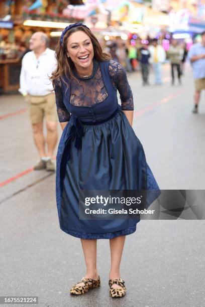 Lilly Becker during the Cathy Hummels Wiesnbummel 2023 on September 18, 2023 in Munich, Germany.