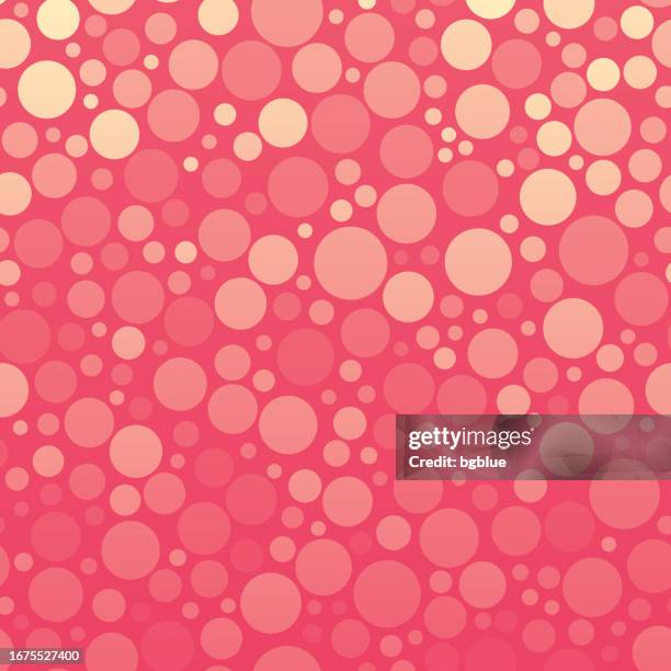 abstract geometric background with red gradient circles - champagne bubbles stock illustrations