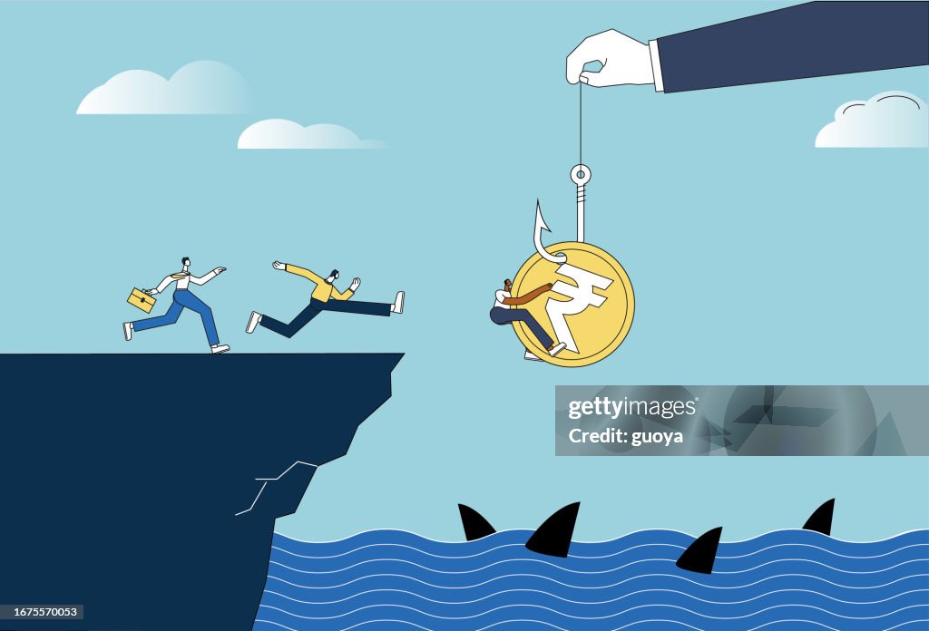 The giant is using Indian currency as bait to lure white-collar workers into a trap of economic fraud.