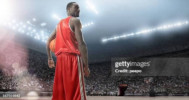 basketball player hero - basketball stadium stock pictures, royalty-free photos & images