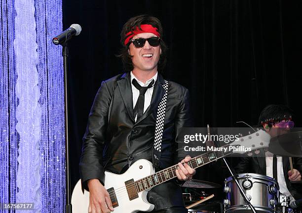 Flashback Heart Attack perform during the Long Beach Grand Prix Charity Ball on April 19, 2013 in Long Beach, California.