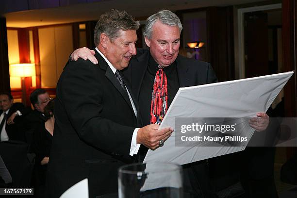 Dave Pasant and guest attend the Long Beach Grand Prix Charity Ball on April 19, 2013 in Long Beach, California.