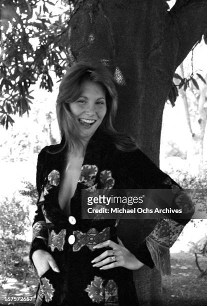 Seminal adult film star Linda Lovelace poses for a portrait circa 1974 in Los Angeles, California.