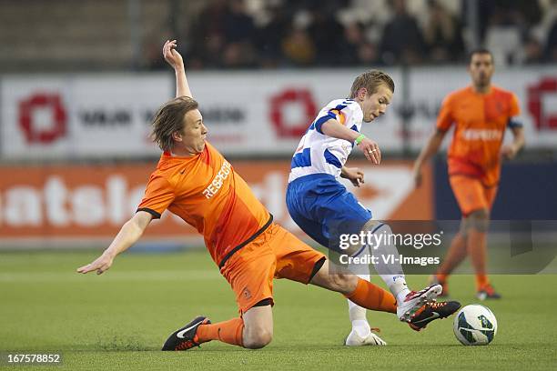 Richard Witschge, Mijkel Nieuwenhuizen during the benefit match for the relatives of Richard Nieuwenhuizen, the football linesman who died after...