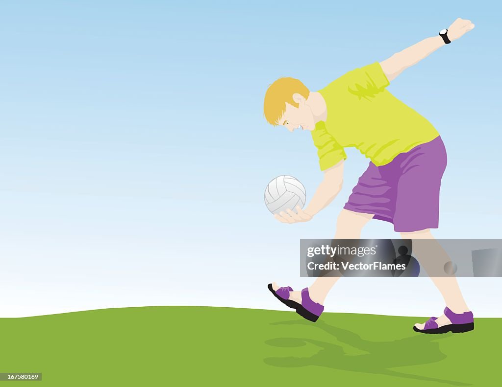 Volley Ball Serve