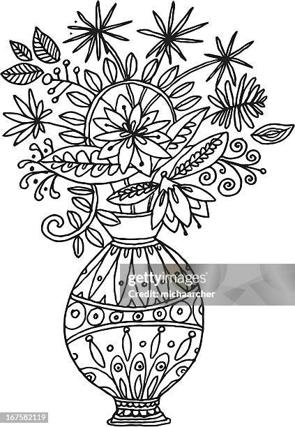 blumen - arrowwood stock-grafiken, -clipart, -cartoons und -symbole