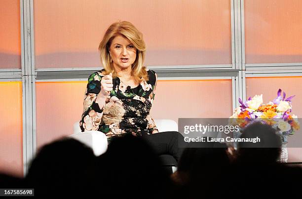 Arianna Huffington attends the 2013 Spark. Ignite Your Network conference at the Sheraton New York Hotel & Towers on April 26, 2013 in New York City.