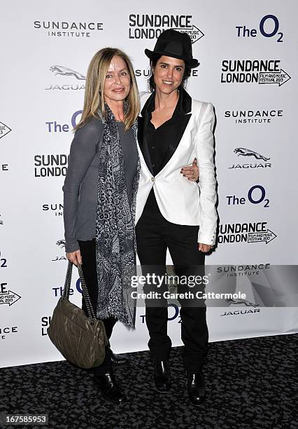 Barbara Bach and director Francesca Gregorini attend the "Emanuel and the Truth About Fishes" screening during the Sundance London Film And Music...