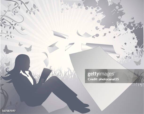 magic book copy-space - levitating stock illustrations