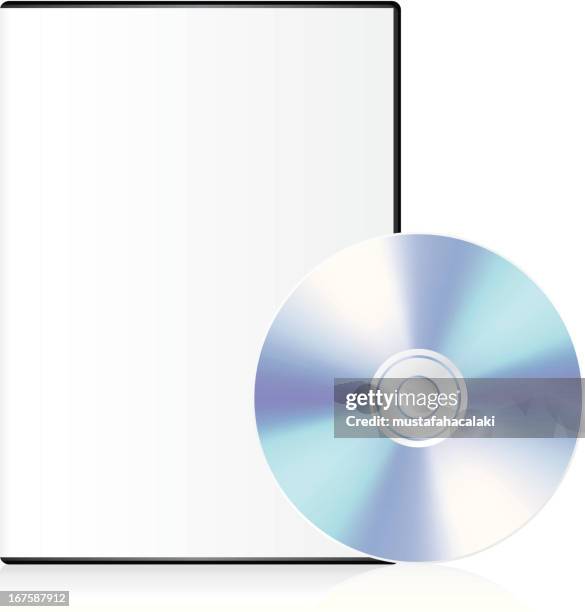 blank dvd case - dvd case stock illustrations