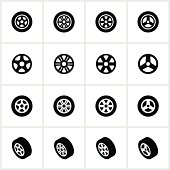 Tire and Rim Icons
