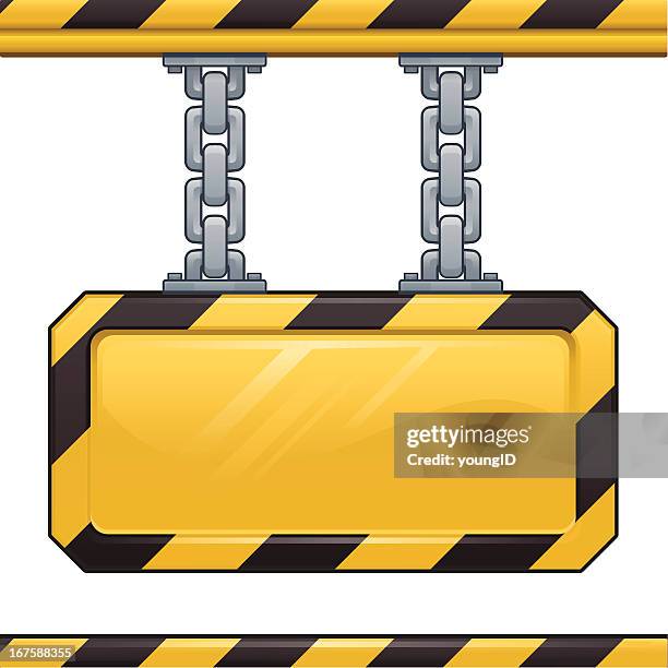 construction sign - men at work sign stock illustrations