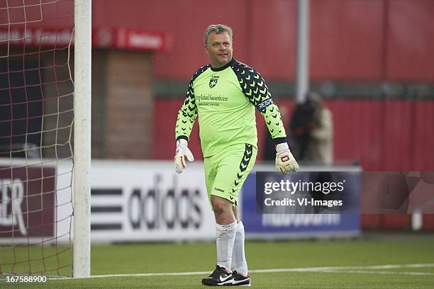 Voorzitter van SC Buitenboys Marcel Oost during the benefit match for the relatives of Richard Nieuwenhuizen, the football linesman who died after...