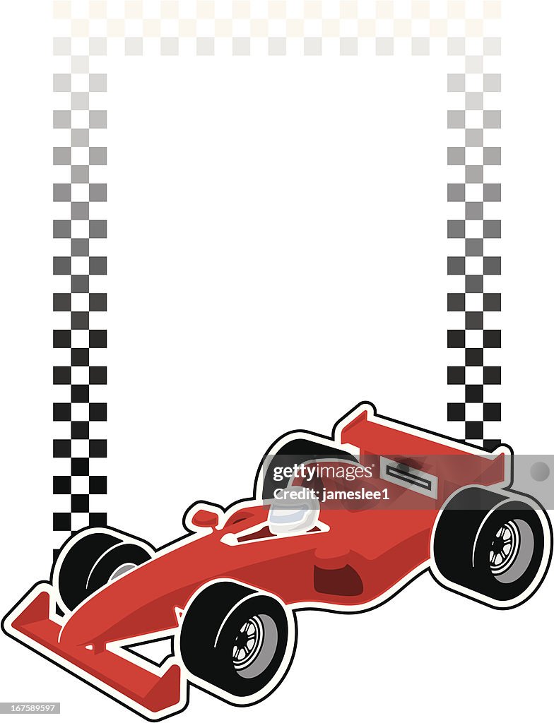 Shape Vector Racing Frame Racing Car Frame High-Res Vector Graphic - Getty Images