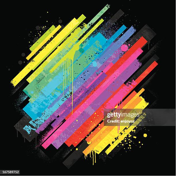 illustrazioni stock, clip art, cartoni animati e icone di tendenza di vivace sfondo arcobaleno - gay