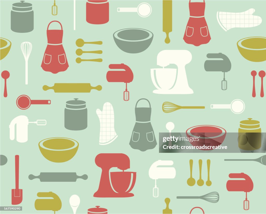 Retro-Baking-Muster