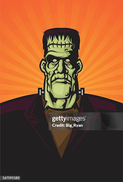 illustrations, cliparts, dessins animés et icônes de frankenstein - frankenstein