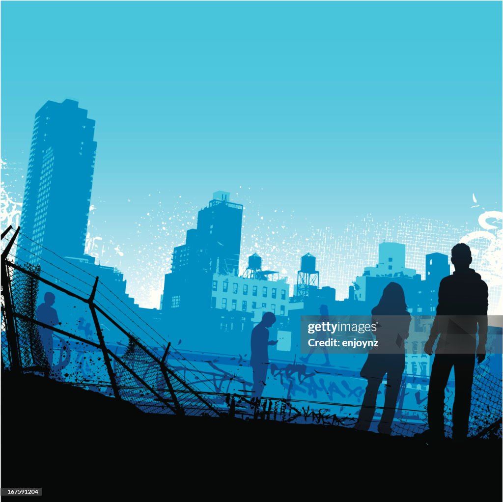 City youth background