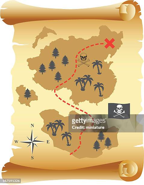 Treasure Map High-Res Vector Graphic - Getty Images