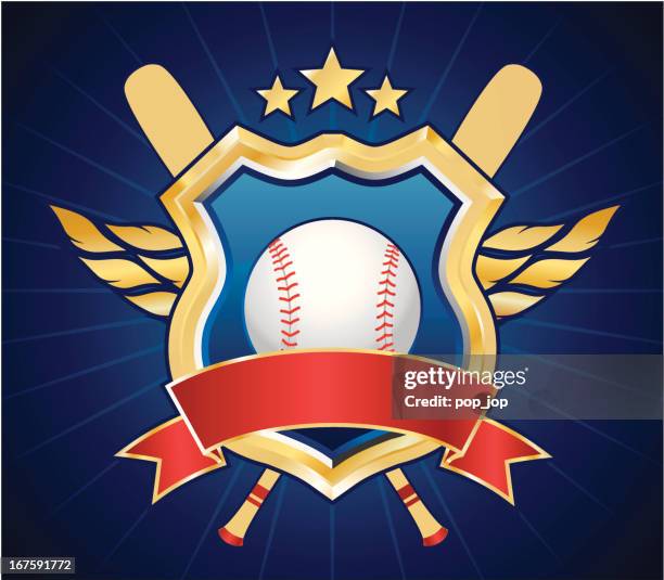 baseball logo - sports logo stock illustrations