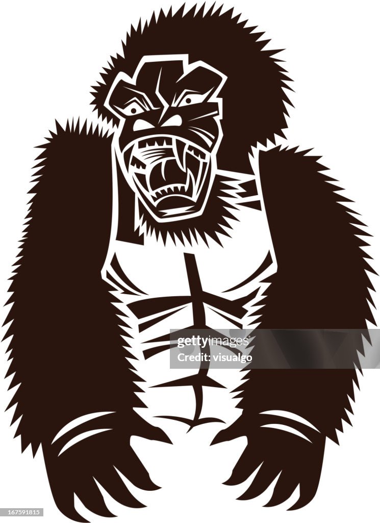 Vector Kinclong King Kong High-Res Vector Graphic - Getty Images
