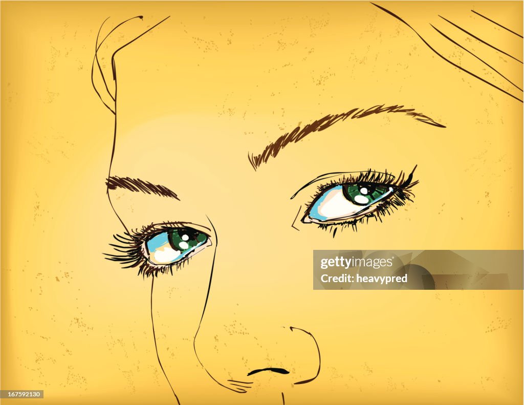 Green eyes