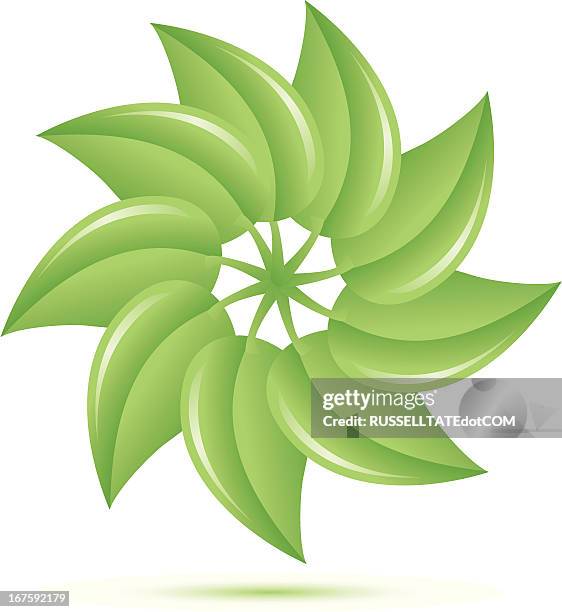 leaf mandala - rural school stock illustrations