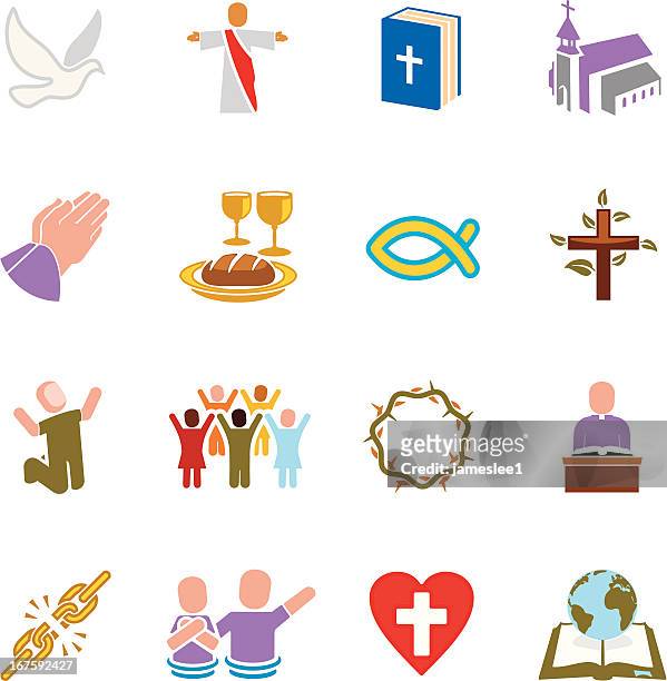 kirche symbole - cross symbol stock-grafiken, -clipart, -cartoons und -symbole