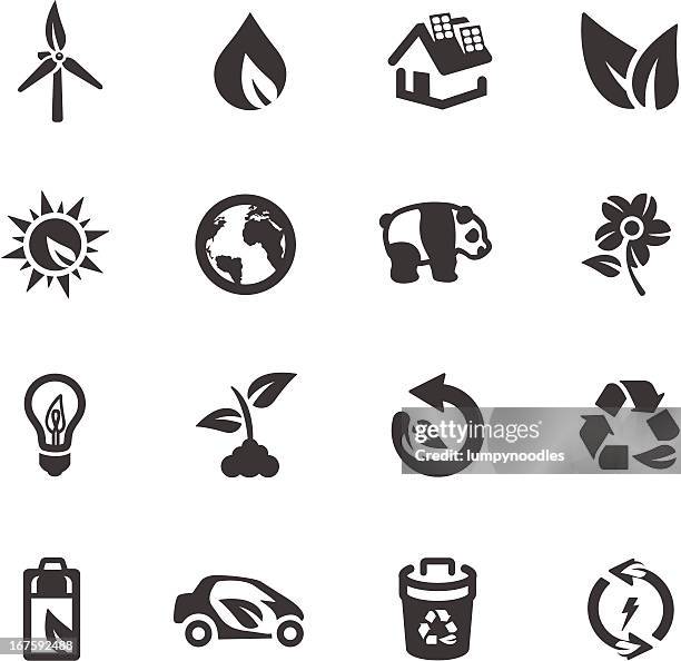 environmental symbols - water efficient stock illustrations
