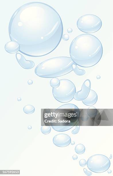 bubbles - foam texture stock illustrations