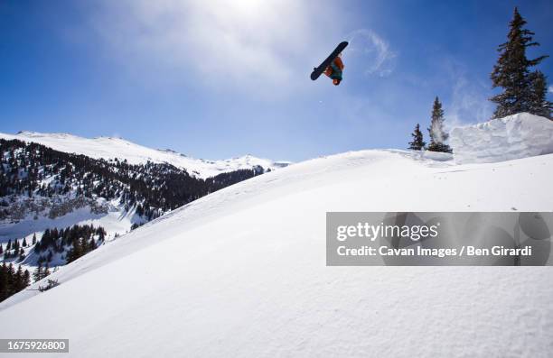 backcountry snowboarding - silverton colorado stock pictures, royalty-free photos & images