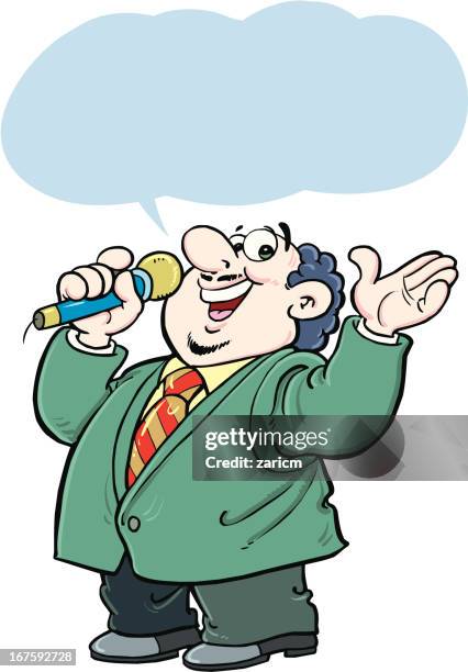 singer - nightclub singer stock illustrations