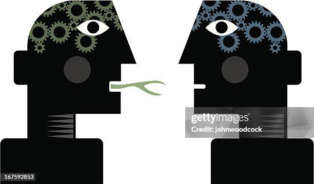 forked tongue - reptilian brain stock illustrations