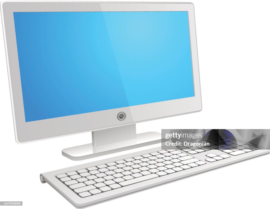 Abstract Computer Pc Grahpic Abstract Desktop Computer High-Res Vector Graphic - Getty Images