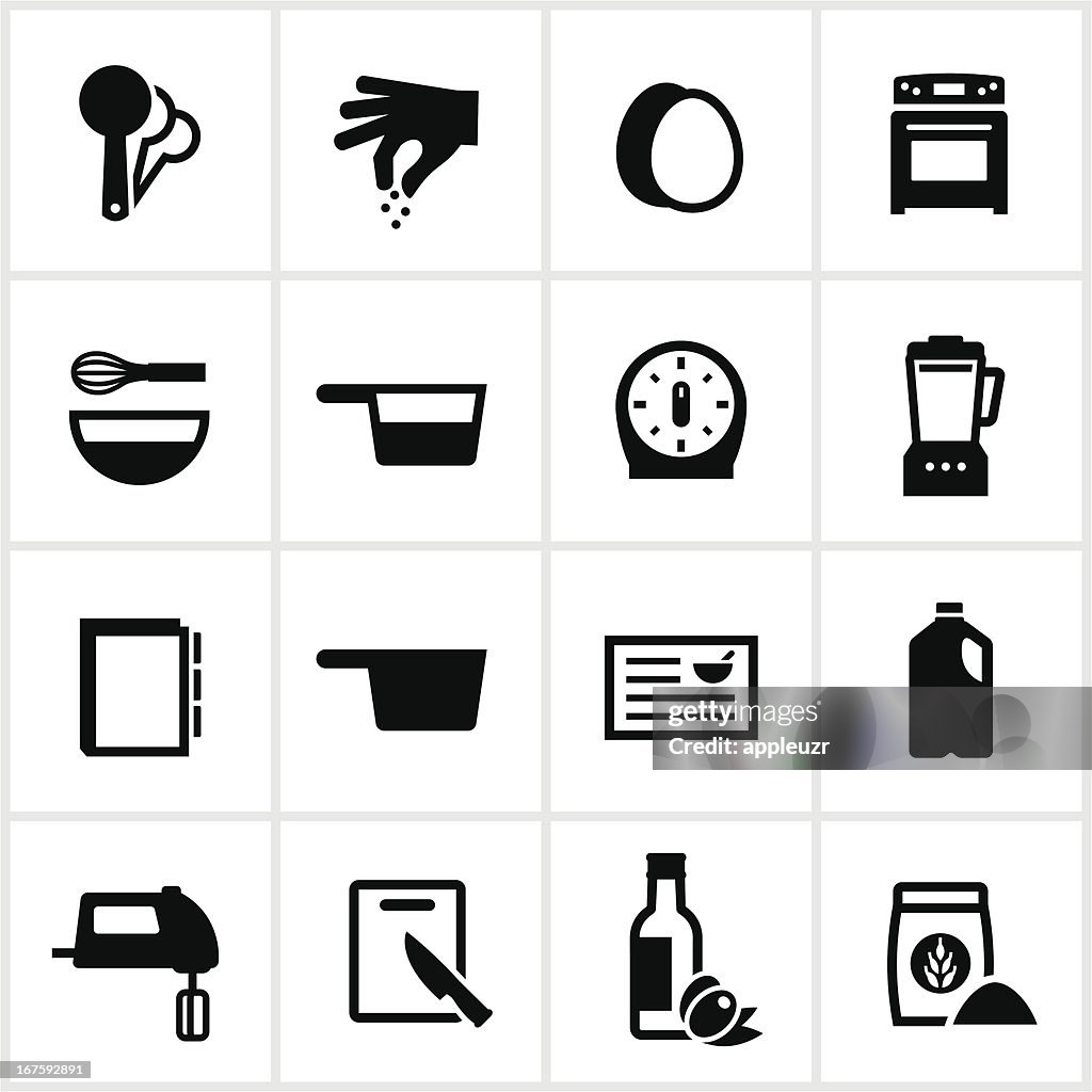 Recipe and Ingredients Icons