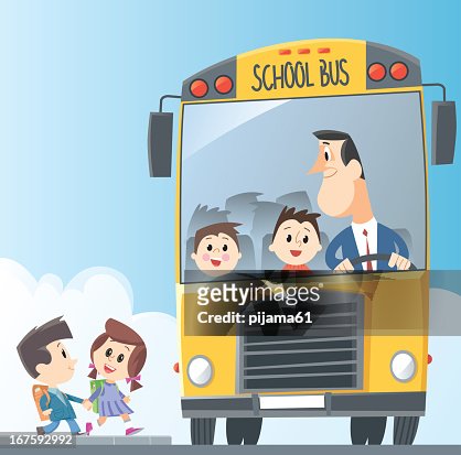 30 Bus Driver Cartoon Photos and Premium High Res Pictures - Getty Images