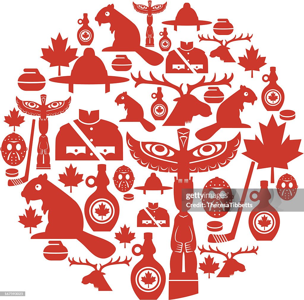 Canadian Symbol Montage
