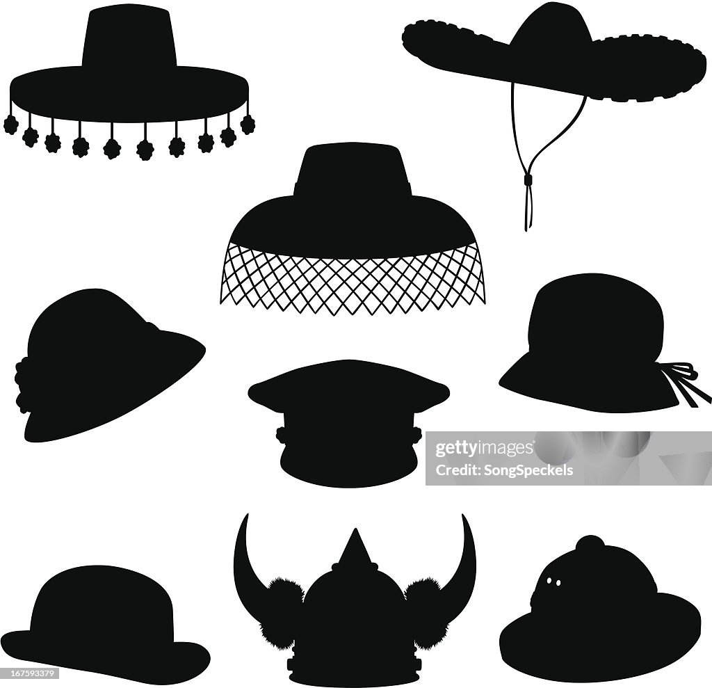 Hats Silhouettes