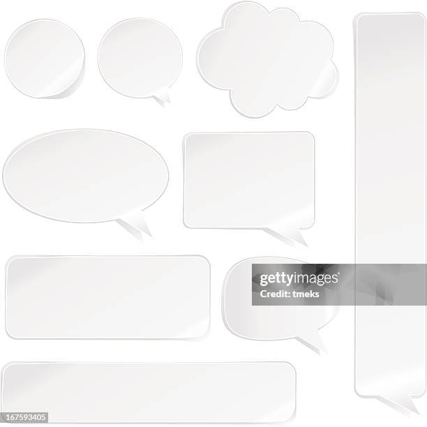 label set - computer paper stock illustrations