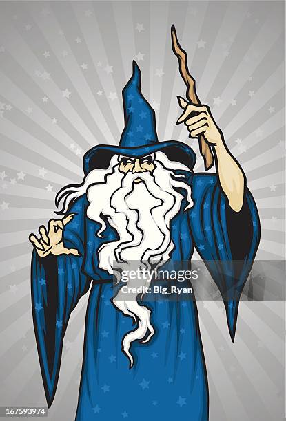 illustrations, cliparts, dessins animés et icônes de sorcier - charmeur