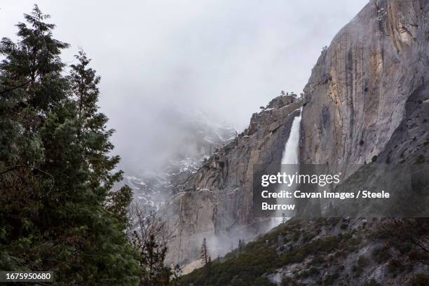 upper yosemite falls in yosemite national park, ca - steele stock pictures, royalty-free photos & images