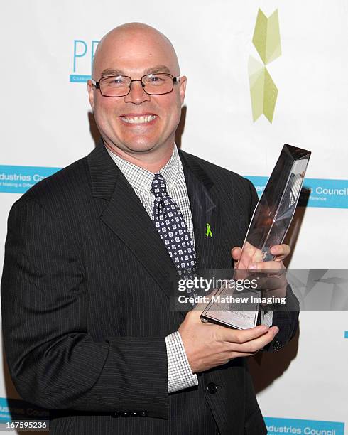 Executive producer/writer Derek Haas, recipient of the award for drama series episode: substance use for "Chicago Fire" attends the 17th Annual PRISM...