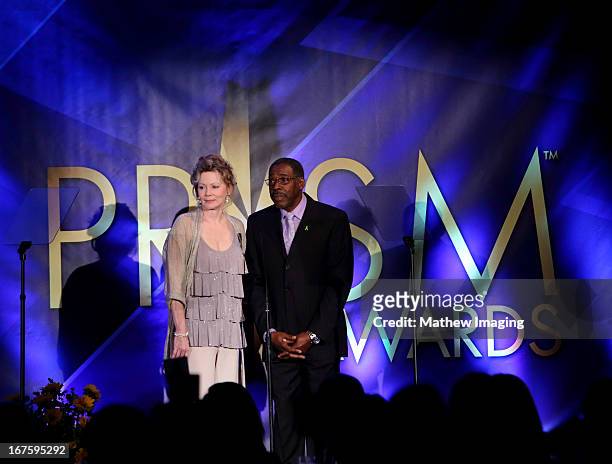 Actors Jean Smart and Ernie Hudson attend the 17th Annual PRISM Awards at the Beverly Hills Hotel on April 25, 2013 in Beverly Hills, California.