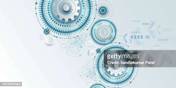 mechanical engineering drawing. abstract drawing - computer repair background stock illustrations