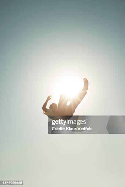 51 Man Falling Back Silhouette Stock Photos, High-Res Pictures, and ...