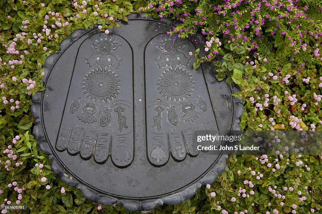 The footprints of the Buddha are venerated in all Buddhist...