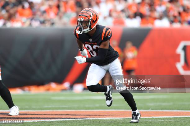 Cincinnati Bengals wide receiver Tyler Boyd in action during the game against the Baltimore Ravens and the Cincinnati Bengals on September 17 at...